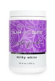 GLAM AND GLITS MILKY WHITE ACRYLIC POWDER- BRANDED 590G
