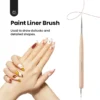 BEETLES DESIGN BRUSH- LIGHT PEACH SHORT